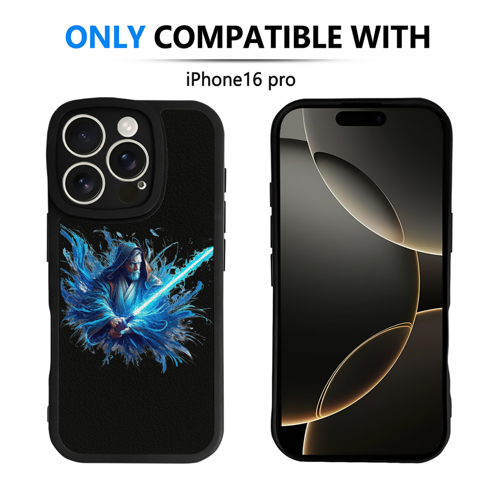 （画像用） スター・ウォーズ Star Wars 【iPhone 16シリーズ対応】シリコンスマホケース（レザー調） 材質：シリコン